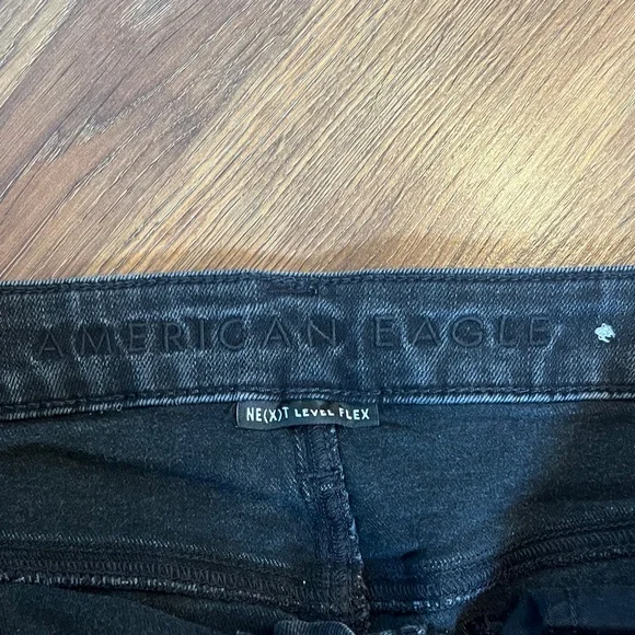 American Eagle Outfitters Men's Dark Gray/Black Skinny Jeans - Picture 2 of 10